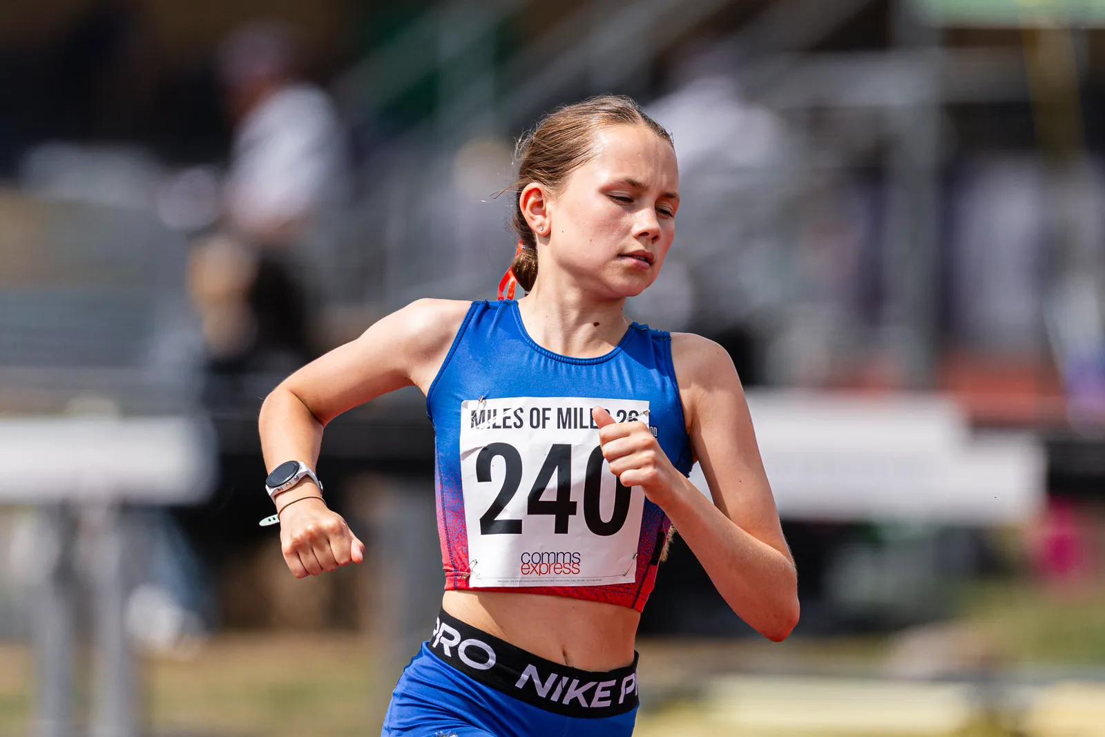 Brentwood Beagles athletes at the Essex Mile Championships, 20 June 2026