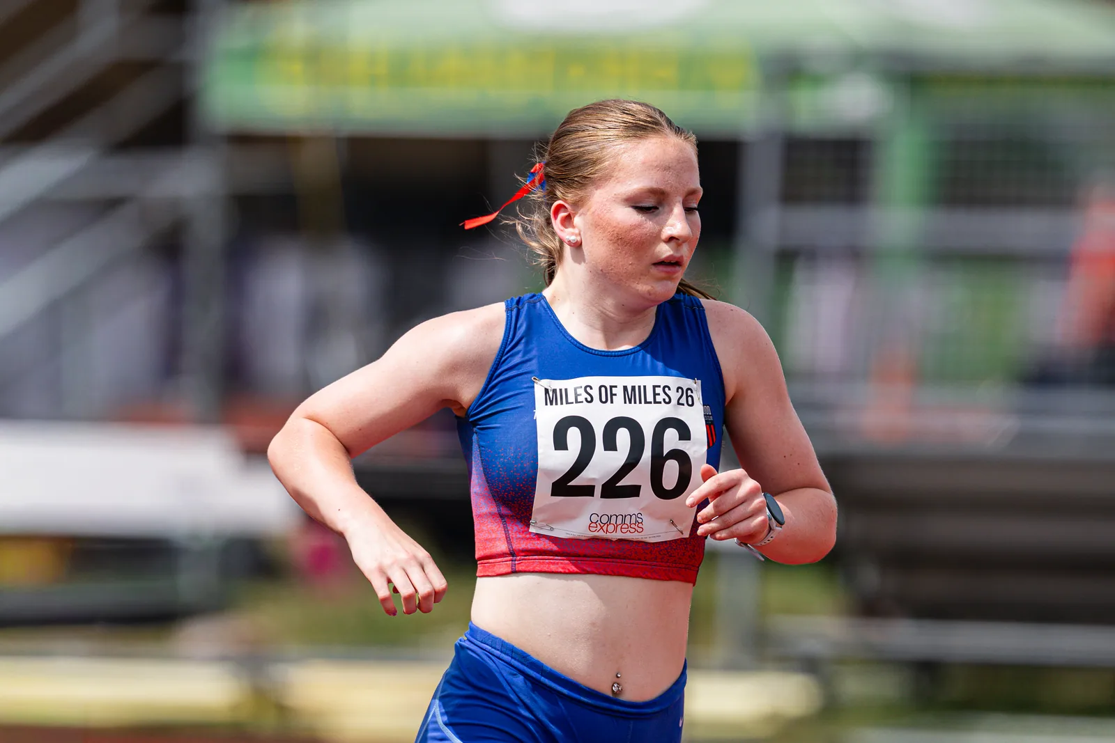 Brentwood Beagles athletes at the Essex Mile Championships, 20 June 2026