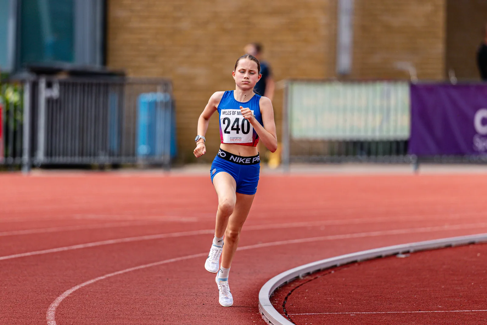 Brentwood Beagles athletes at the Essex Mile Championships, 20 June 2026