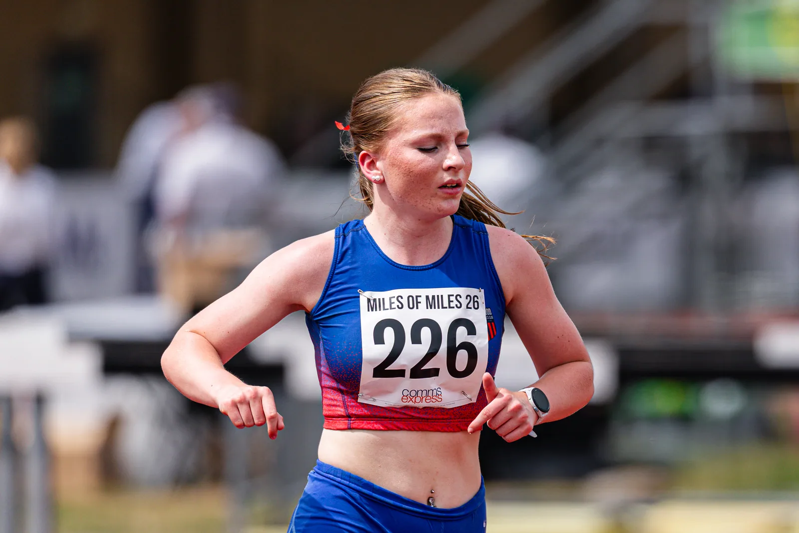 Brentwood Beagles athletes at the Essex Mile Championships, 20 June 2026