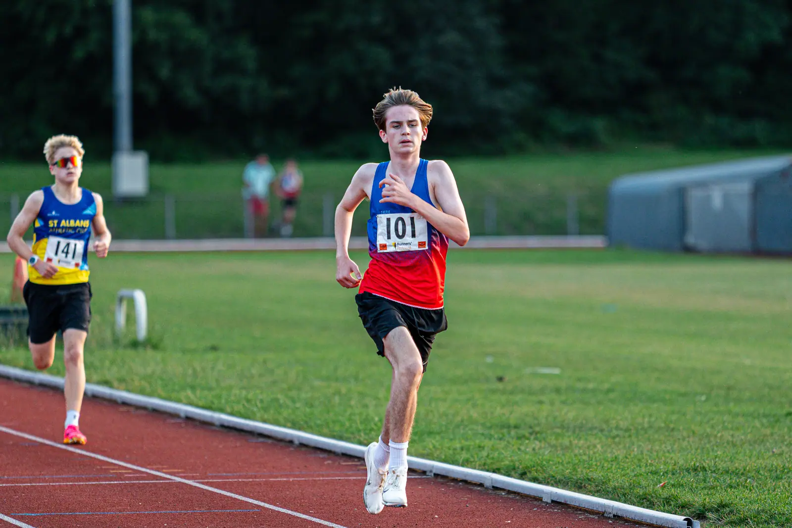 Brentwood Beagles athletes at the Watford Open, Watford, 24 June 2026