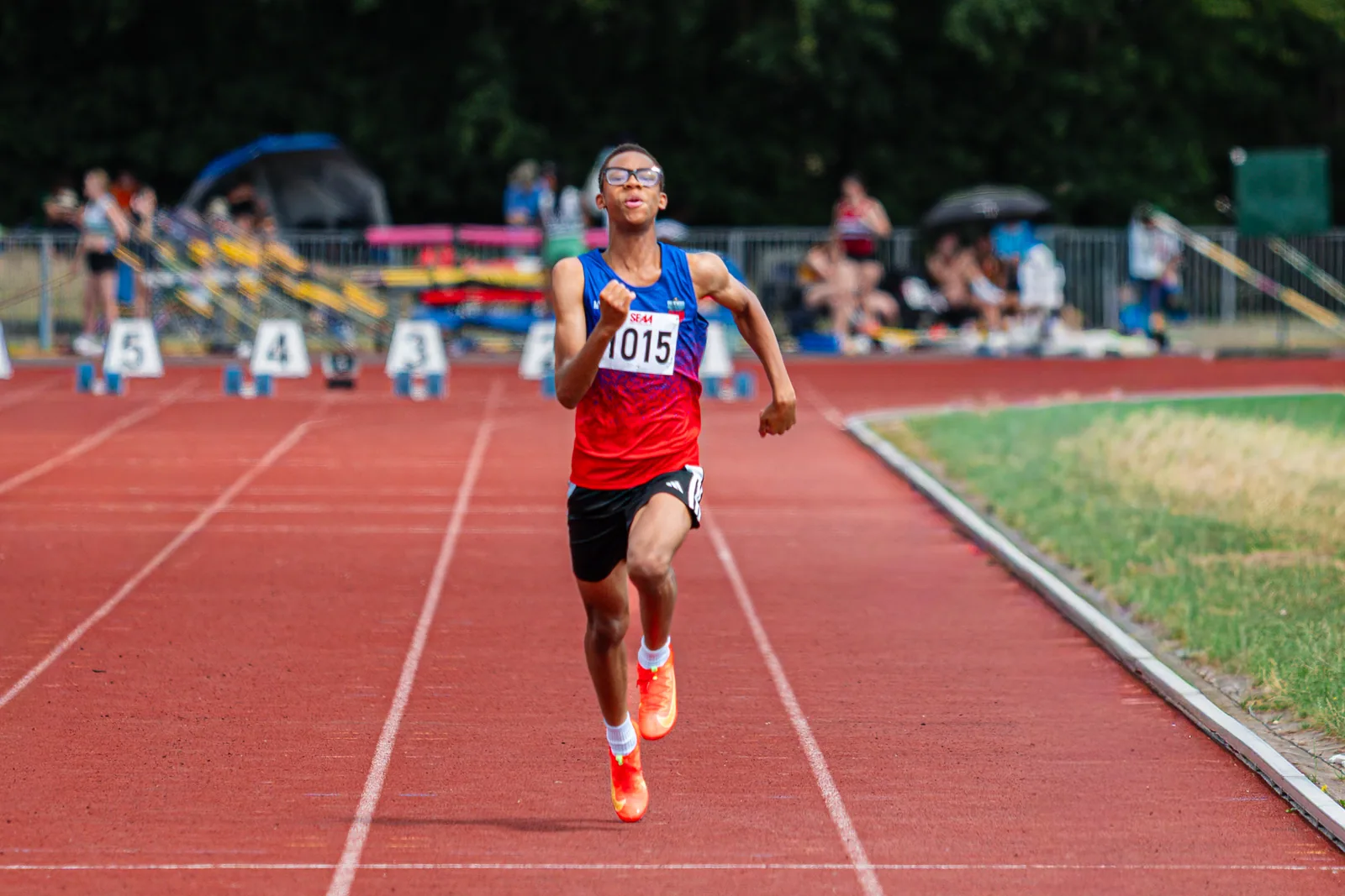 Brentwood Beagles athletes at the Southern Championships, Chelmsford, 27 June 2026