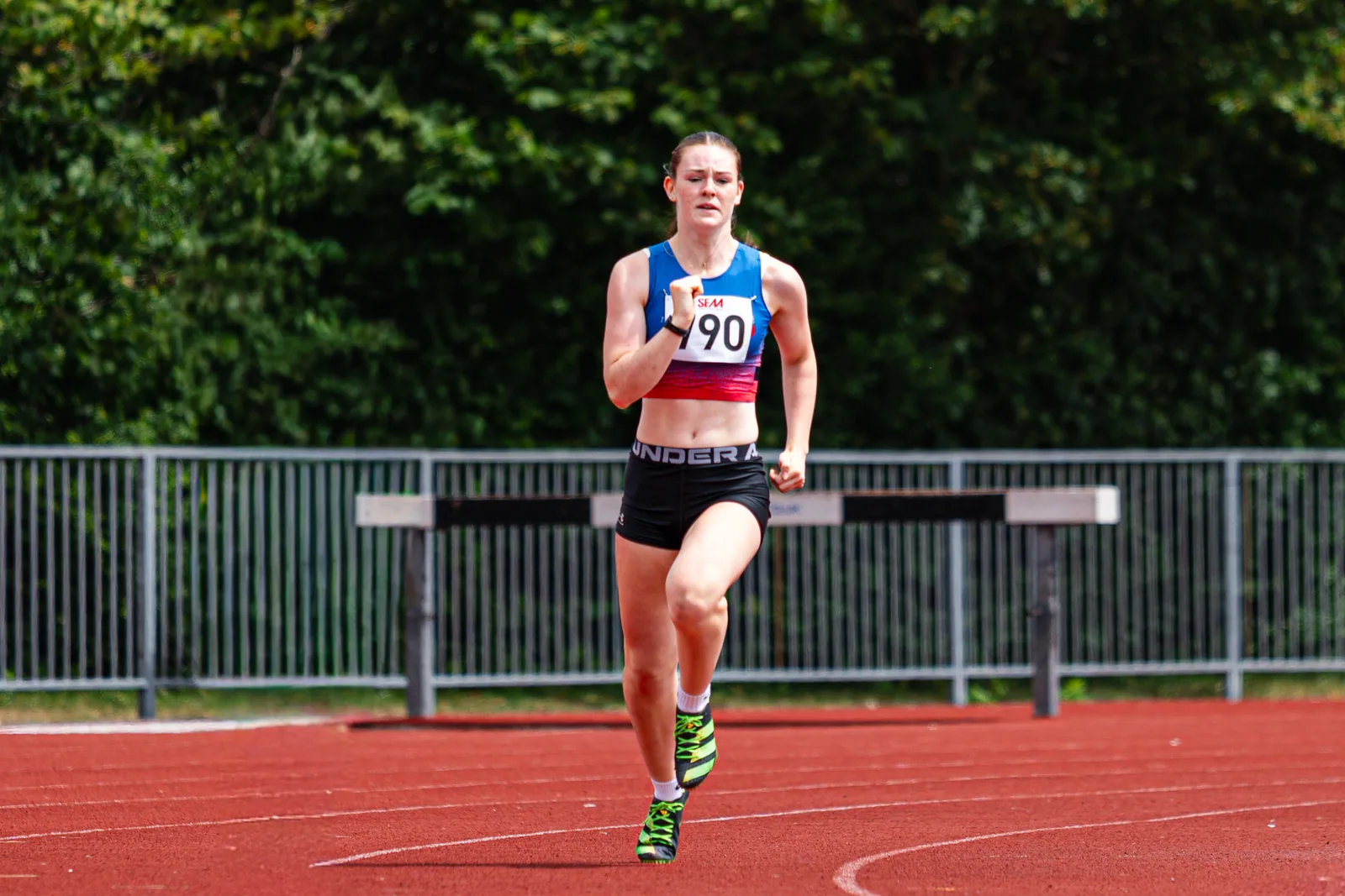 Brentwood Beagles athletes at the Southern Championships, Chelmsford, 27 June 2026