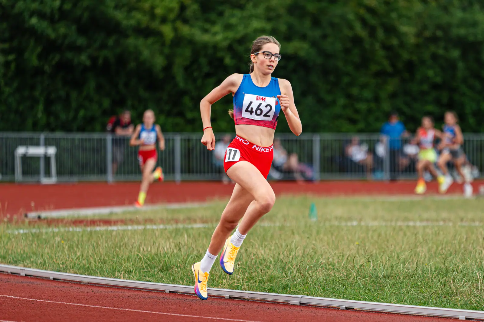 Brentwood Beagles athletes at the Southern Championships, Chelmsford, 27 June 2026