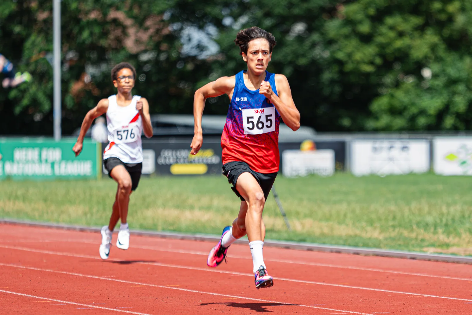 Brentwood Beagles athletes at the Southern Championships, Chelmsford, 27 June 2026