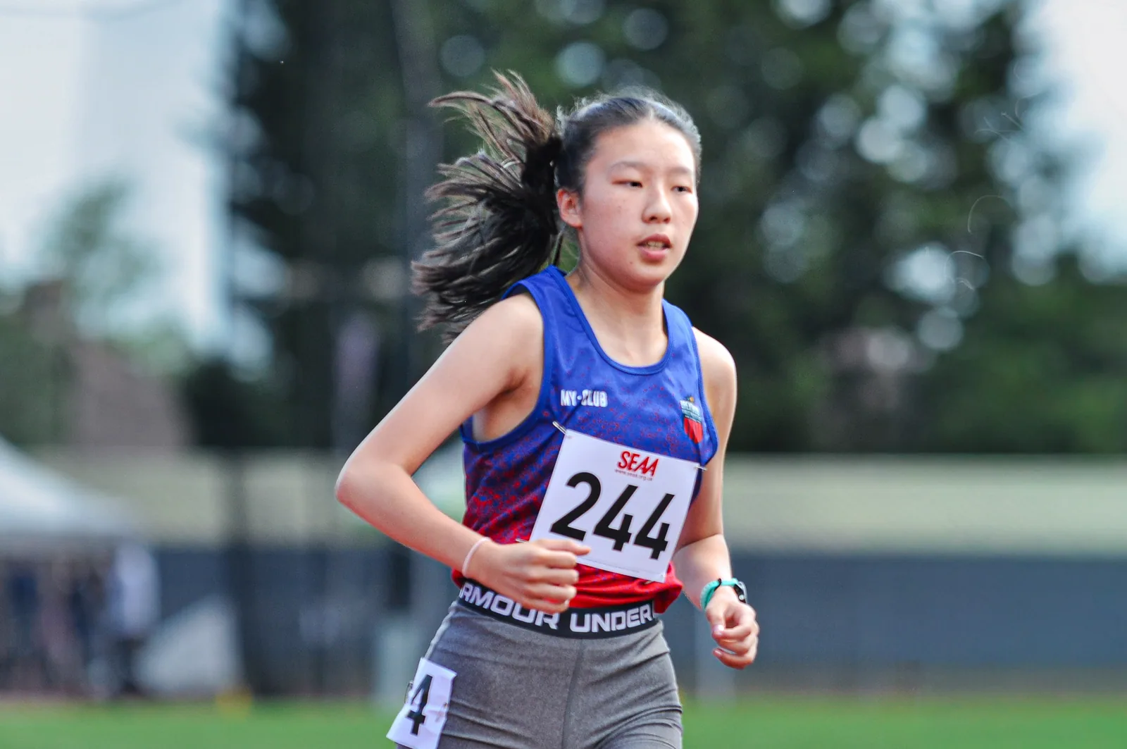 Brentwood Beagles athletes at the Southern Championships, Chelmsford, 27 June 2026