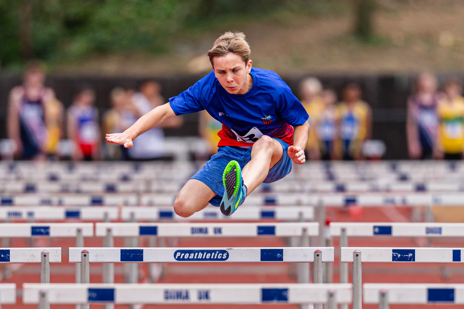 Brentwood Beagles athletes at the Eastern Young Athletes' League (EYAL), Havering, 5 July 2026