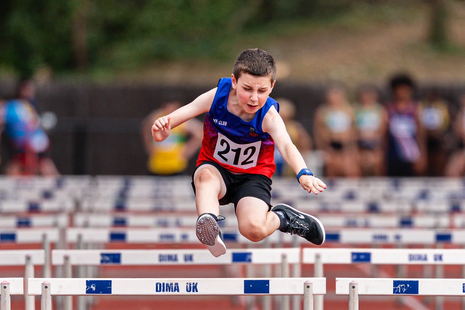 Brentwood Beagles athletes at the Eastern Young Athletes' League (EYAL), Havering, 5 July 2026