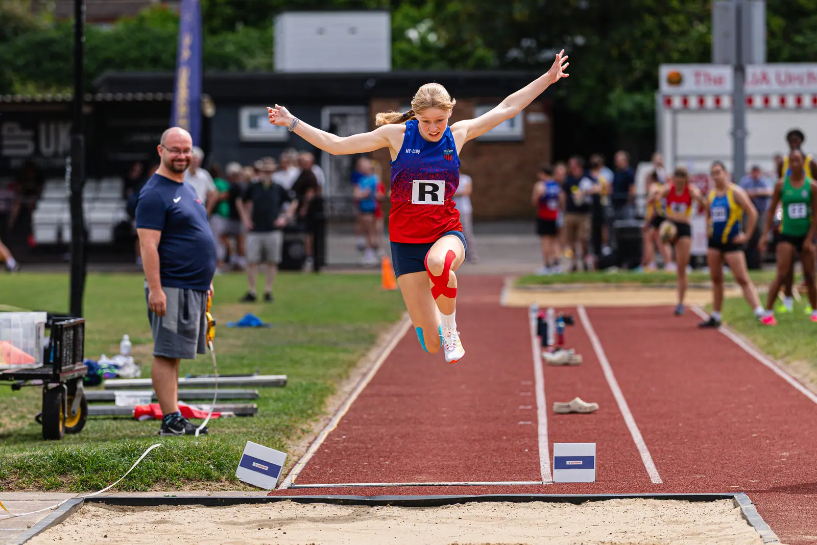Brentwood Beagles athletes at the Eastern Young Athletes' League (EYAL), Havering, 5 July 2026