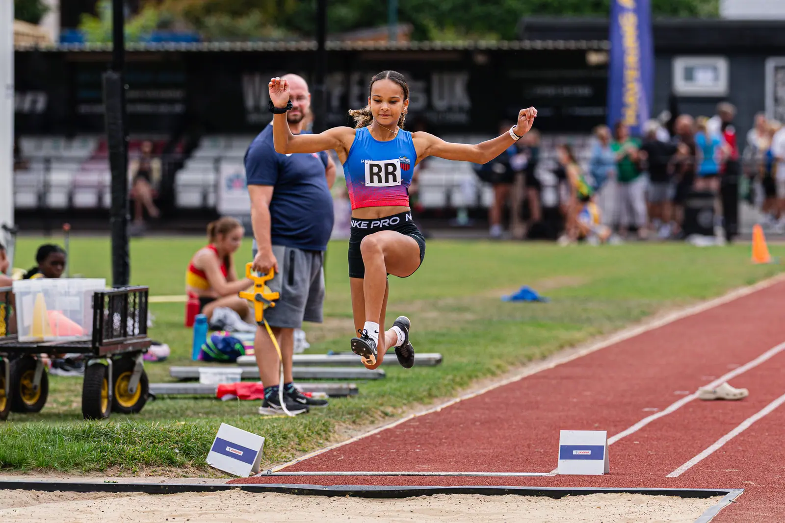 Brentwood Beagles athletes at the Eastern Young Athletes' League (EYAL), Havering, 5 July 2026