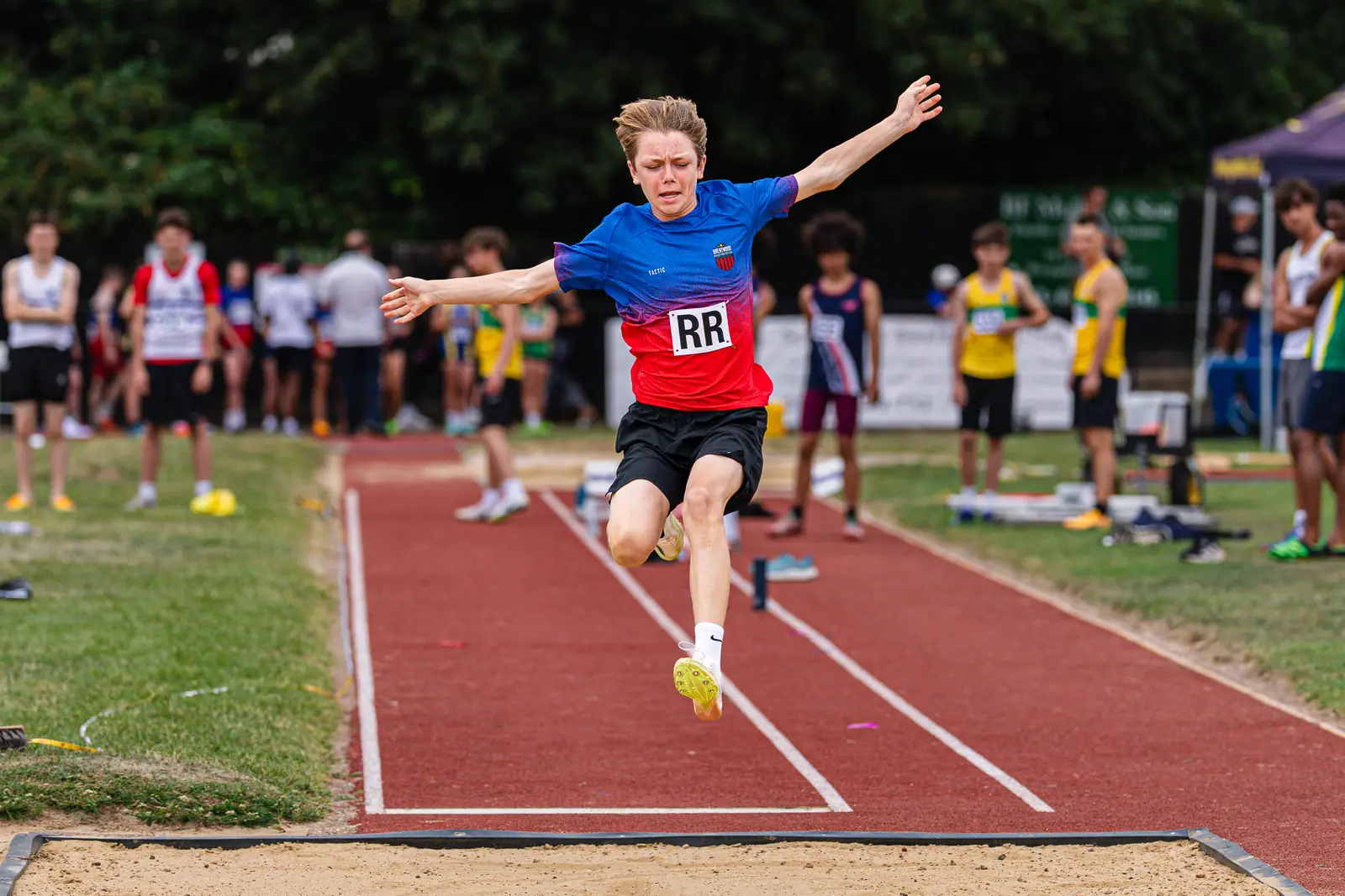 Brentwood Beagles athletes at the Eastern Young Athletes' League (EYAL), Havering, 5 July 2026