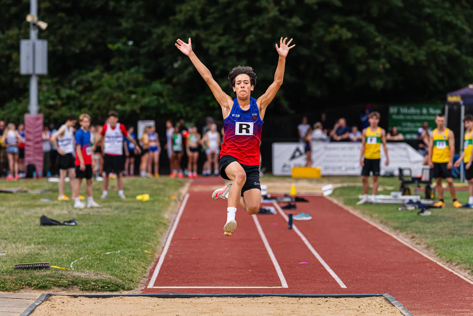 Brentwood Beagles athletes at the Eastern Young Athletes' League (EYAL), Havering, 5 July 2026