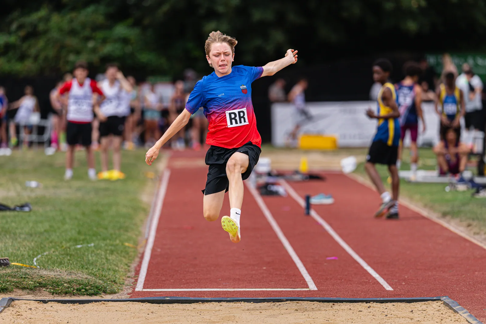 Brentwood Beagles athletes at the Eastern Young Athletes' League (EYAL), Havering, 5 July 2026