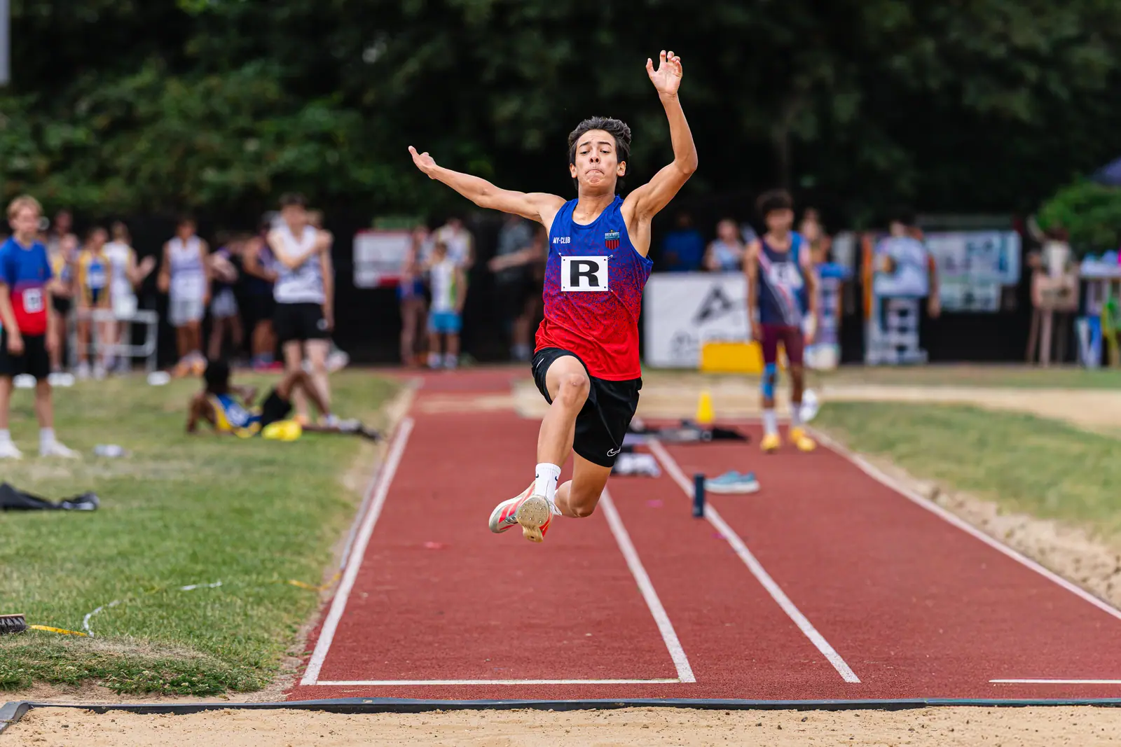 Brentwood Beagles athletes at the Eastern Young Athletes' League (EYAL), Havering, 5 July 2026