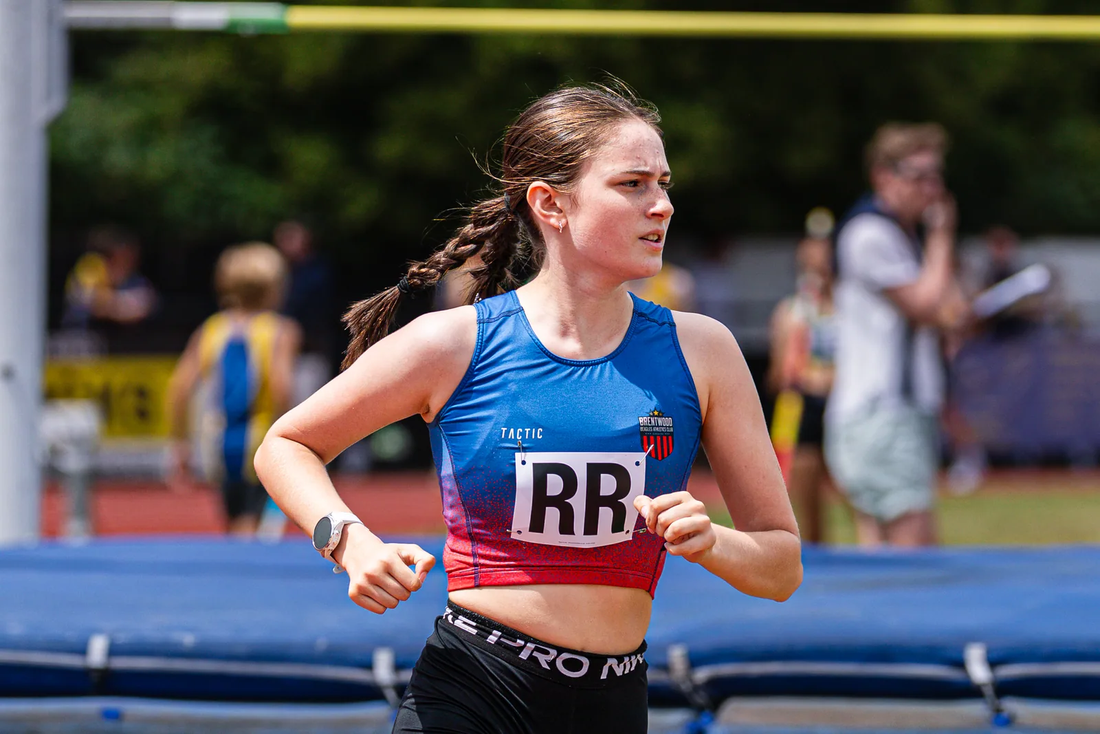 Brentwood Beagles athletes at the Eastern Young Athletes' League (EYAL), Havering, 5 July 2026