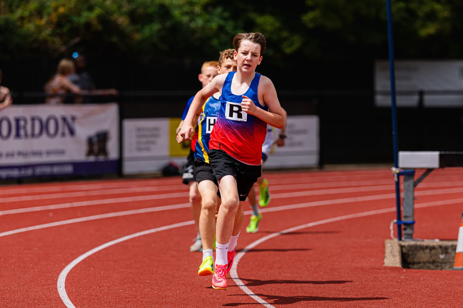 Brentwood Beagles athletes at the Eastern Young Athletes' League (EYAL), Havering, 5 July 2026
