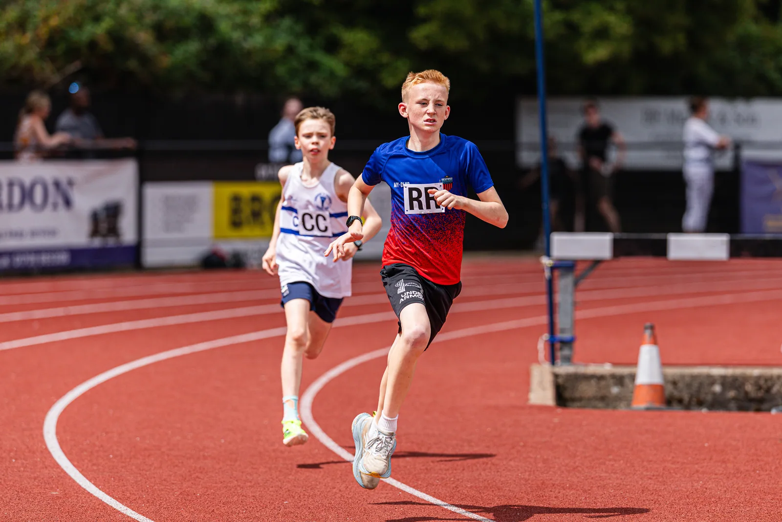 Brentwood Beagles athletes at the Eastern Young Athletes' League (EYAL), Havering, 5 July 2026