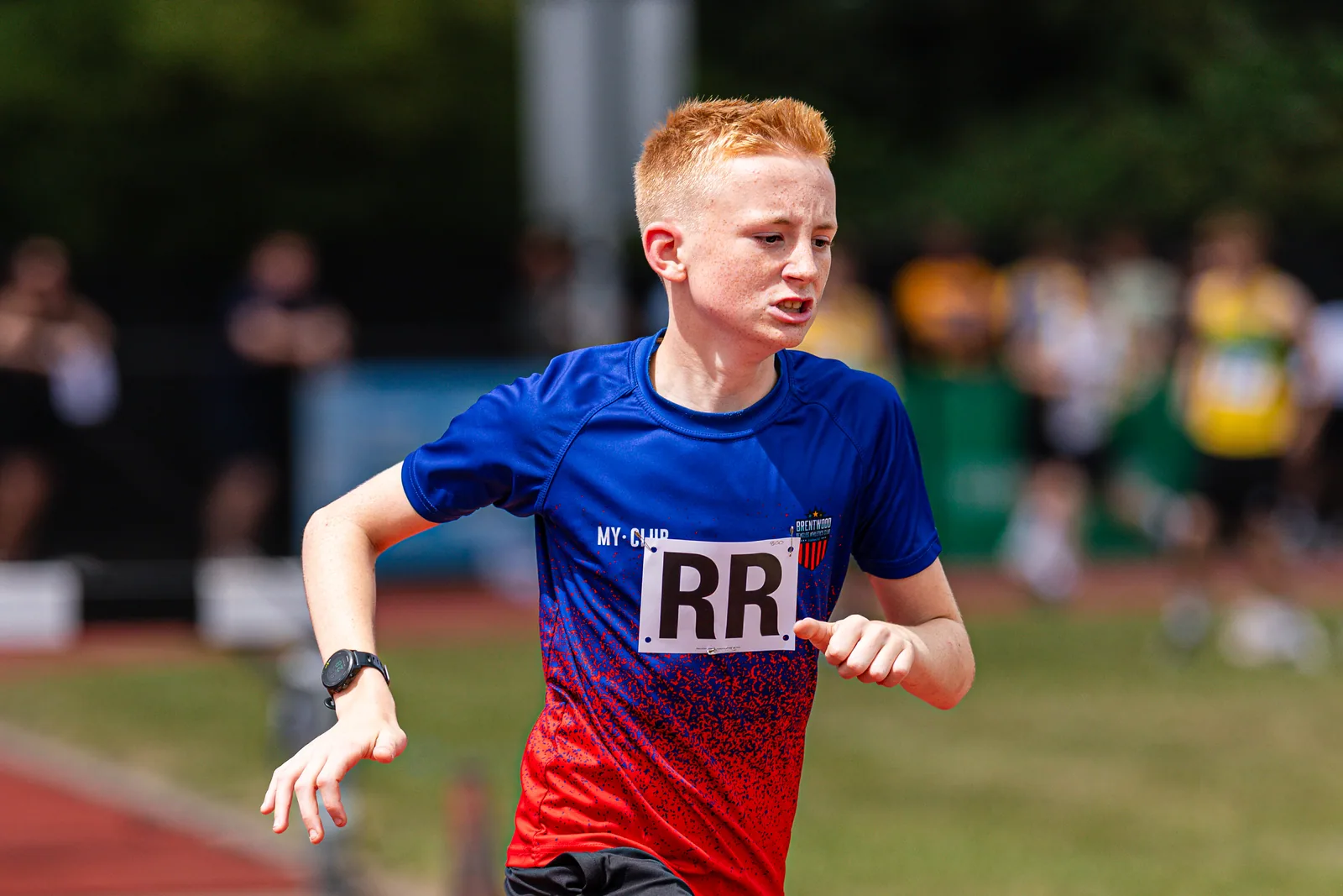 Brentwood Beagles athletes at the Eastern Young Athletes' League (EYAL), Havering, 5 July 2026