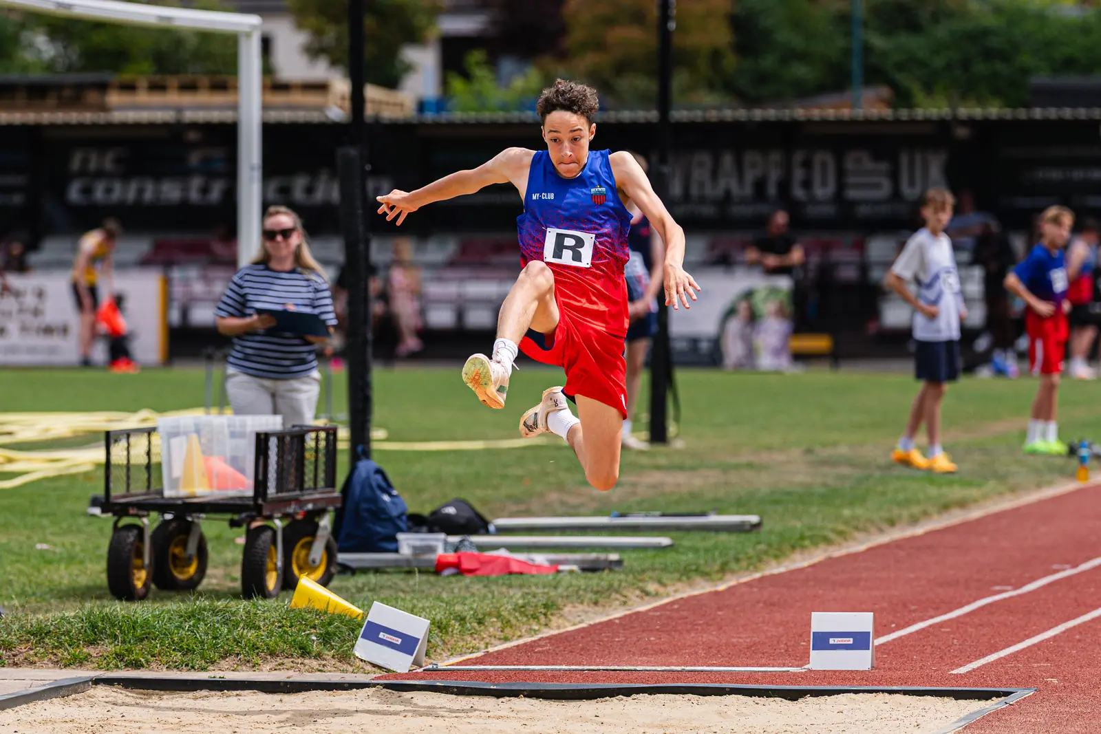 Brentwood Beagles athletes at the Eastern Young Athletes' League (EYAL), Havering, 5 July 2026