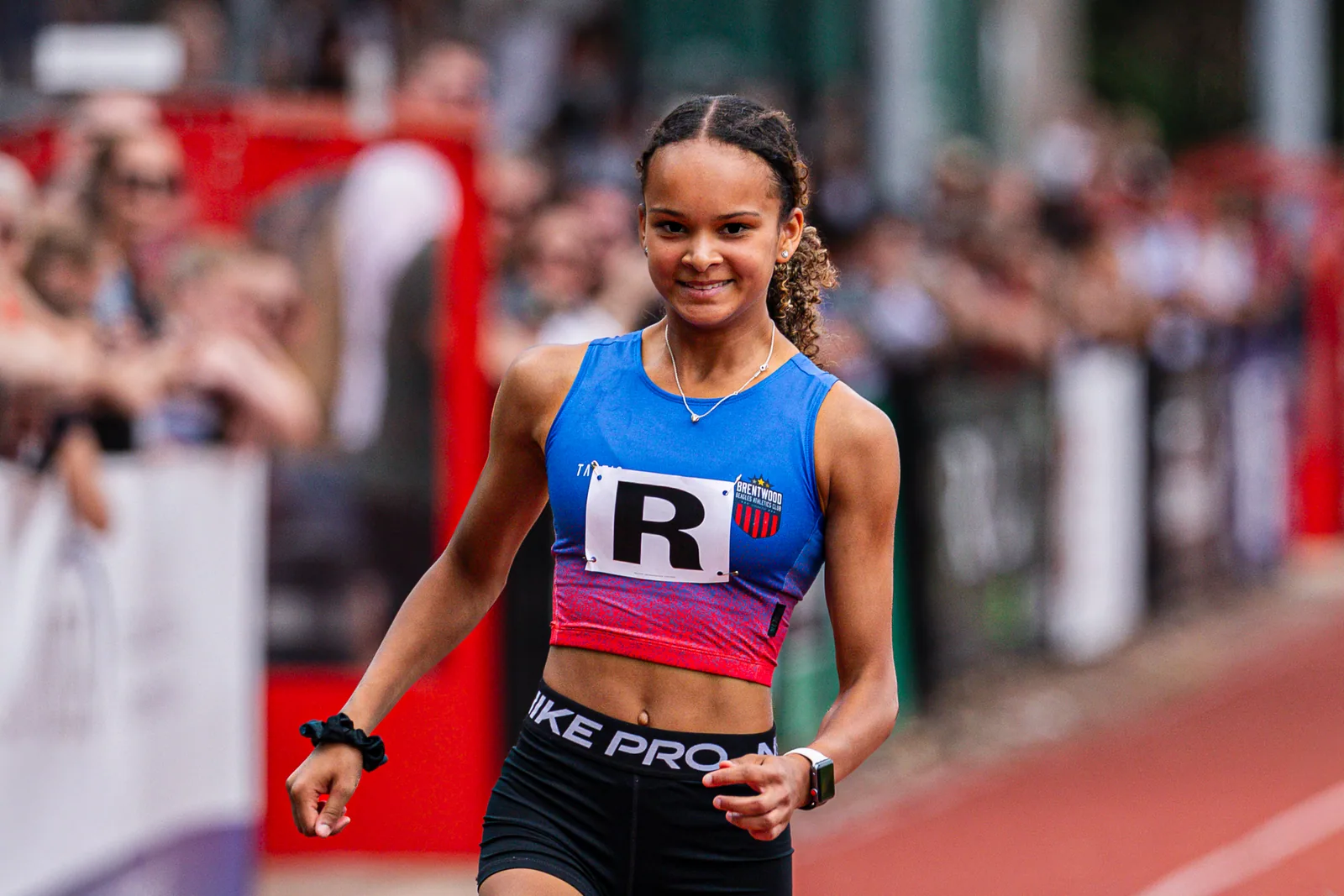 Brentwood Beagles athletes at the Eastern Young Athletes' League (EYAL), Havering, 5 July 2026