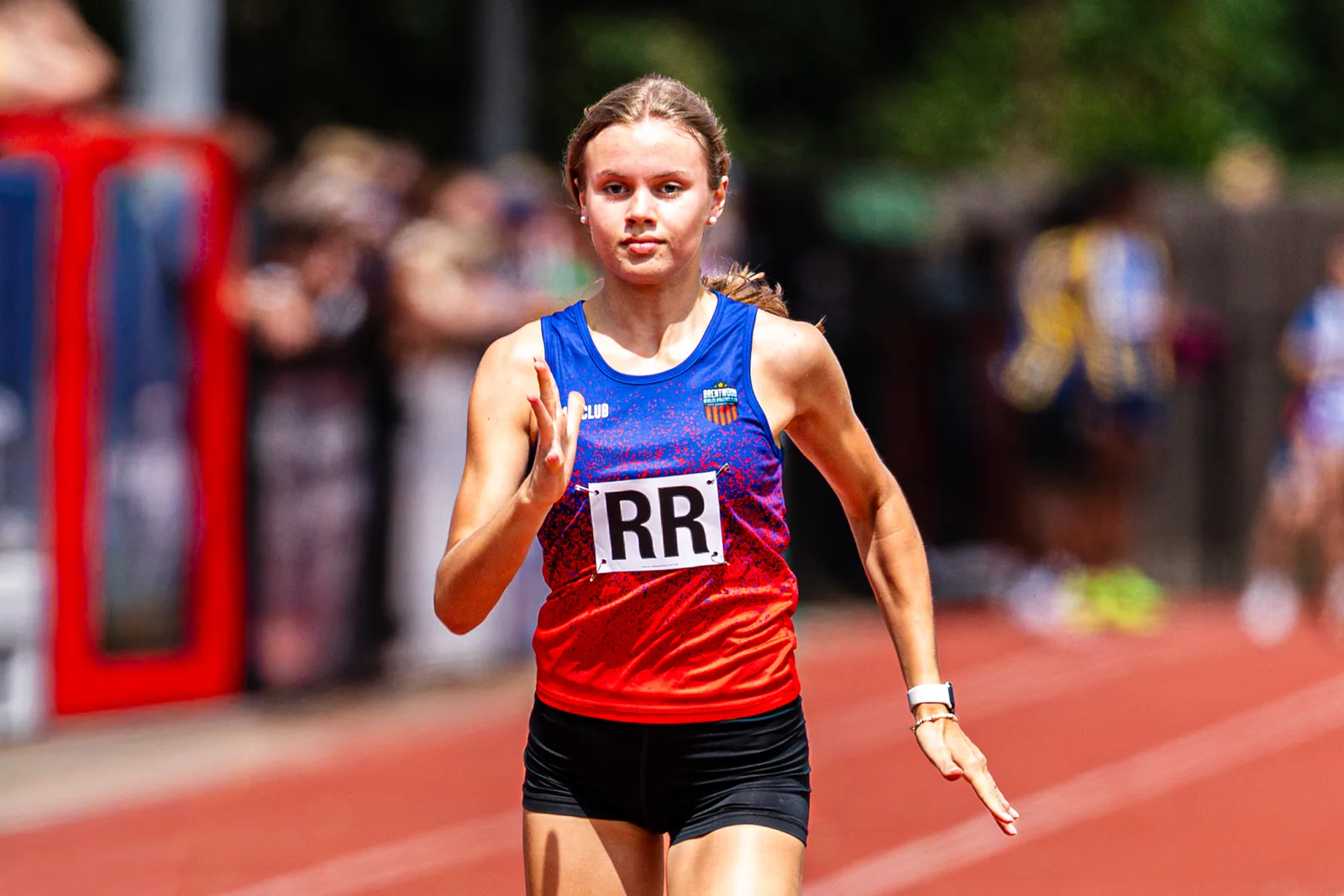 Brentwood Beagles athletes at the Eastern Young Athletes' League (EYAL), Havering, 5 July 2026