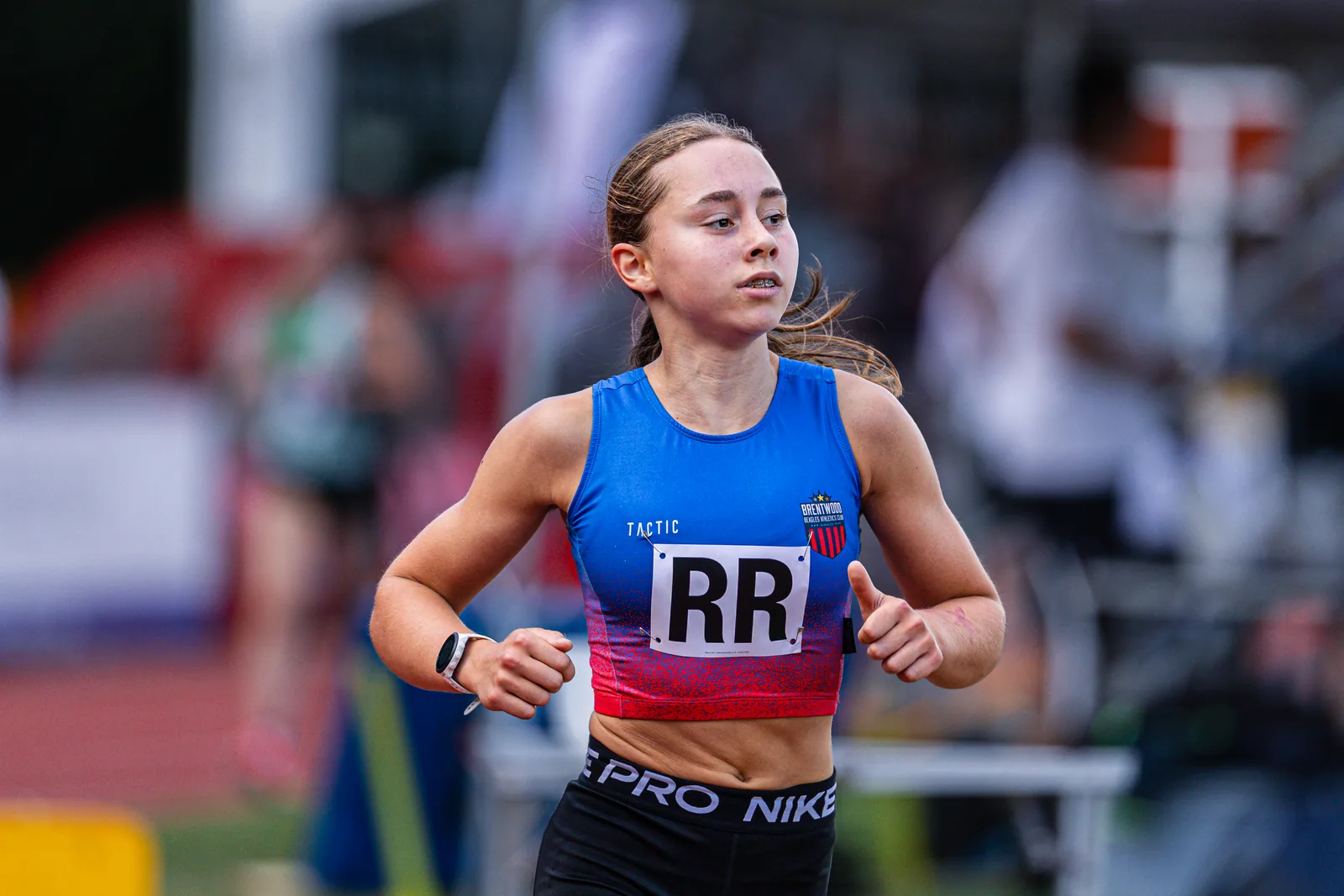Brentwood Beagles athletes at the Eastern Young Athletes' League (EYAL), Havering, 5 July 2026