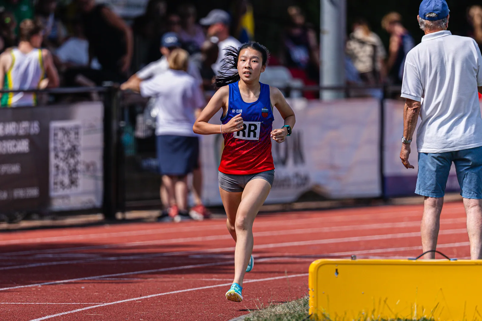 Brentwood Beagles athletes at the Eastern Young Athletes' League (EYAL), Havering, 5 July 2026