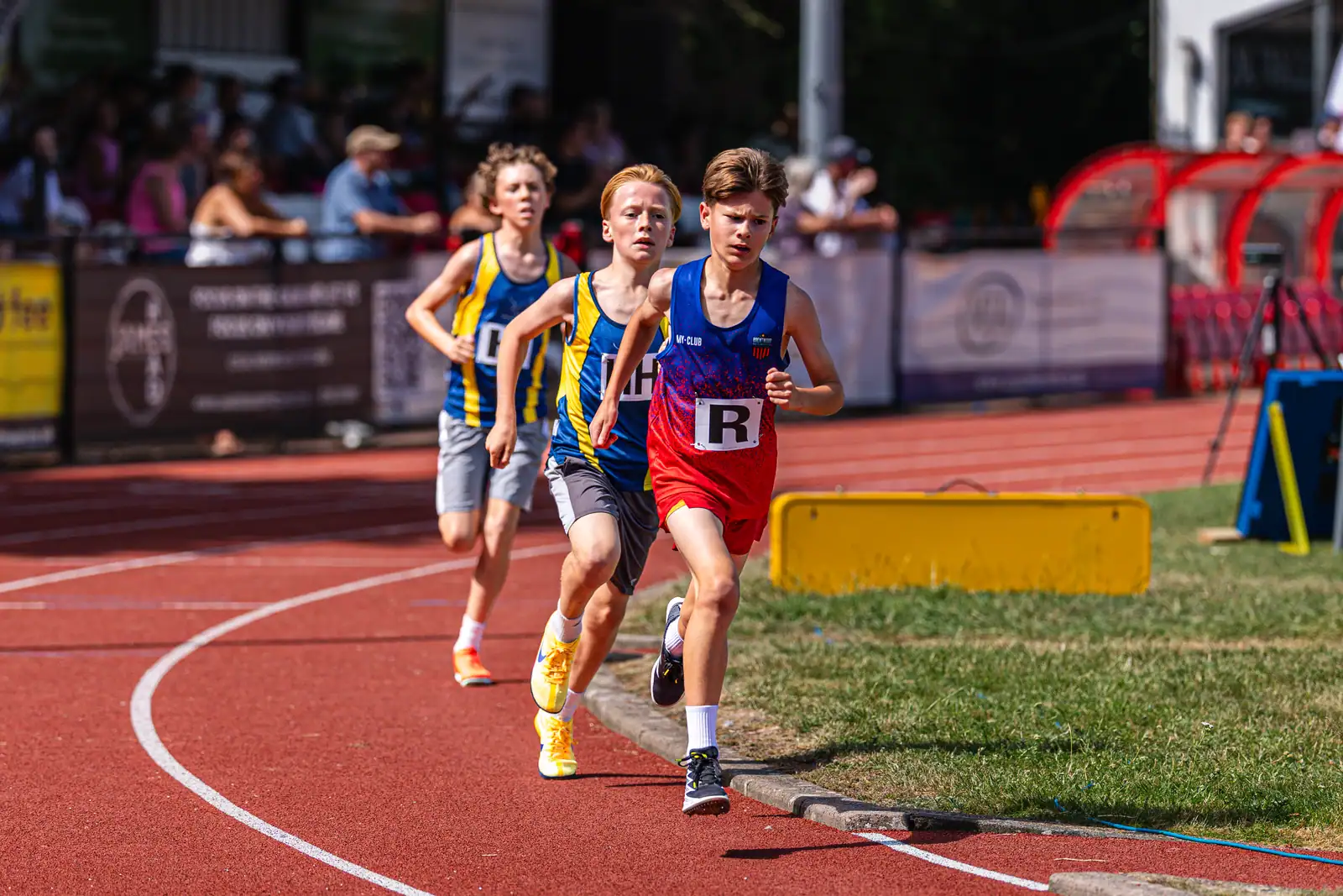 Brentwood Beagles athletes at the Eastern Young Athletes' League (EYAL), Havering, 5 July 2026