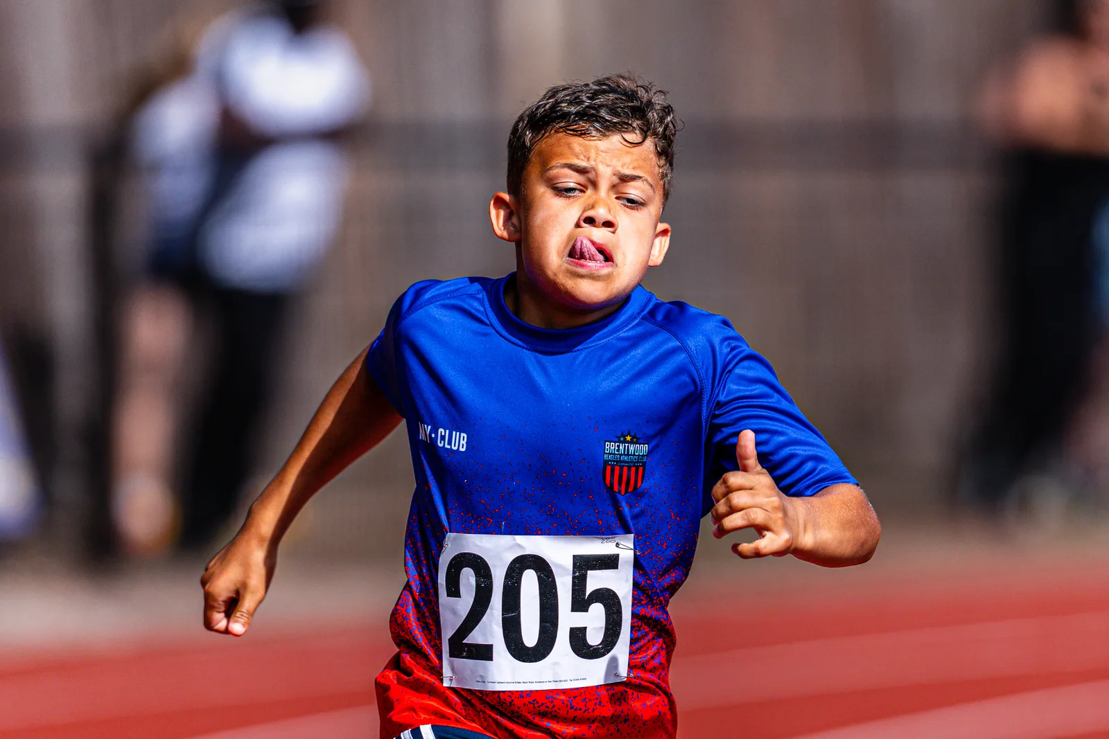 Brentwood Beagles athletes at the Eastern Young Athletes' League (EYAL), Havering, 5 July 2026