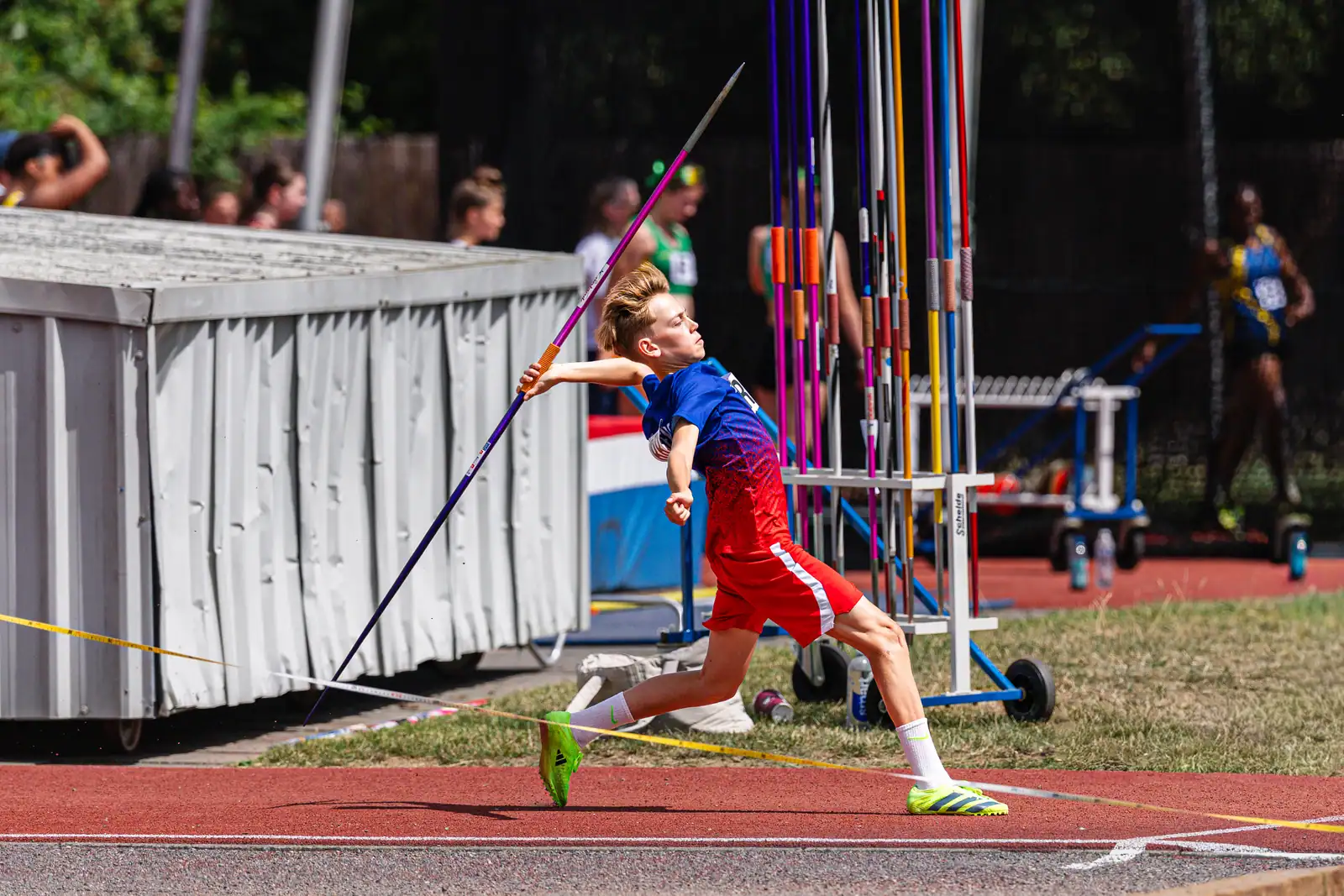 Brentwood Beagles athletes at the Eastern Young Athletes' League (EYAL), Havering, 5 July 2026