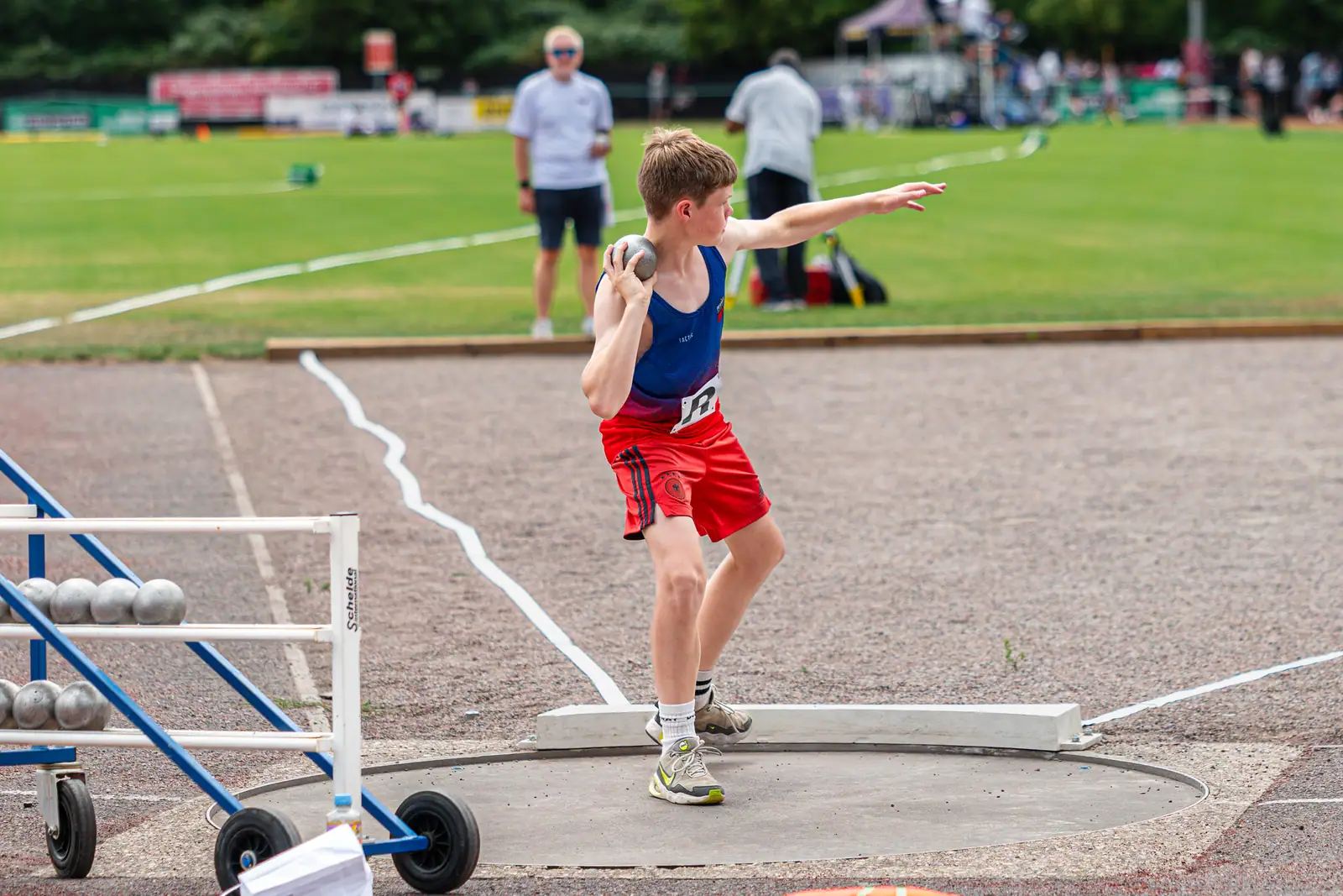 Brentwood Beagles athletes at the Eastern Young Athletes' League (EYAL), Havering, 5 July 2026