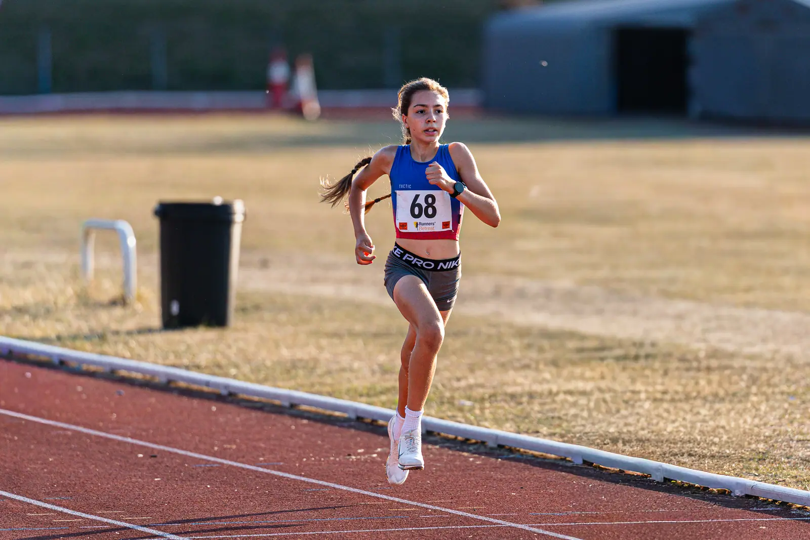 Brentwood Beagles athletes at the Watford Open Meeting, Watford, 8 July 2026