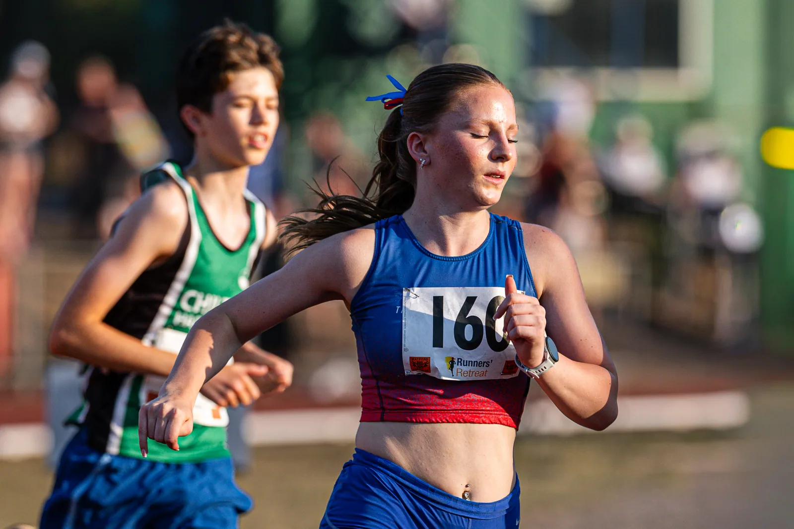 Brentwood Beagles athletes at the Watford Open Meeting, Watford, 8 July 2026