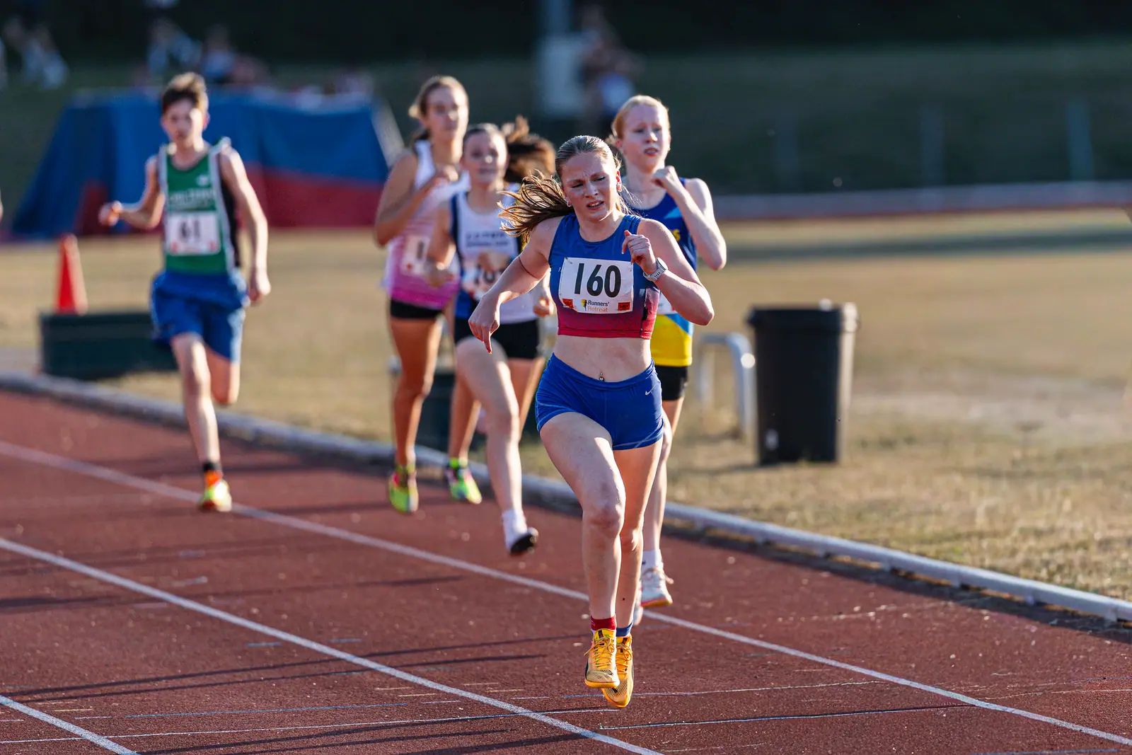 Brentwood Beagles athletes at the Watford Open Meeting, Watford, 8 July 2026