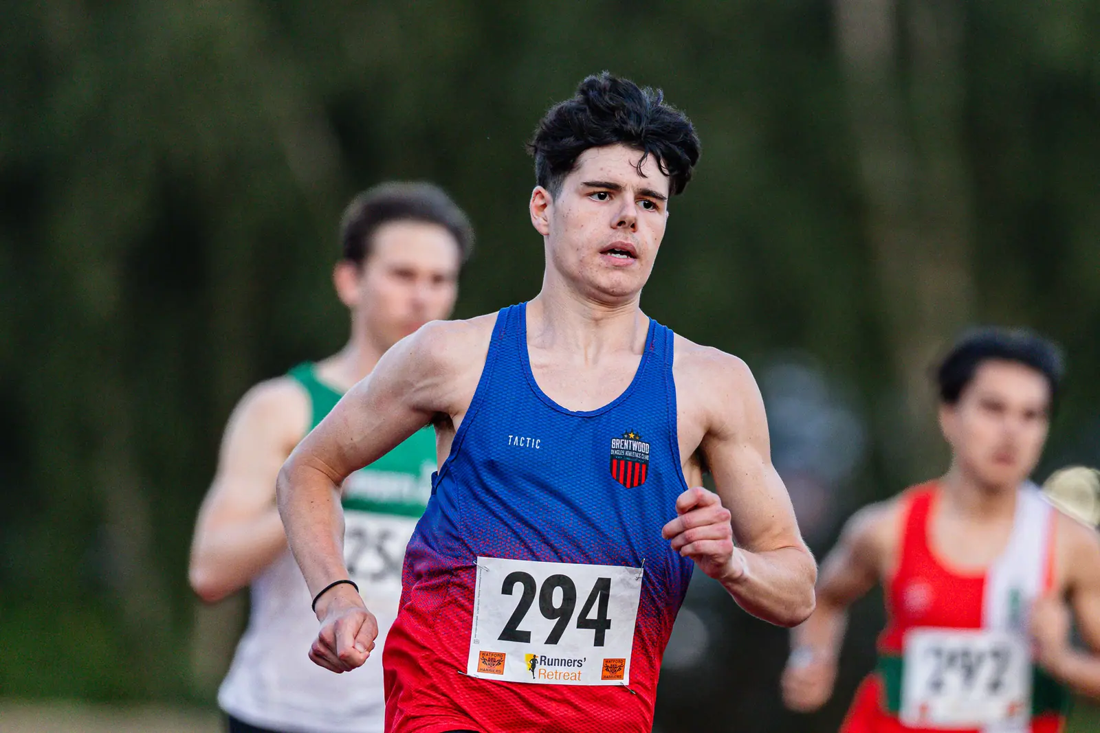 Brentwood Beagles athletes at the Watford Open Meeting, Watford, 8 July 2026