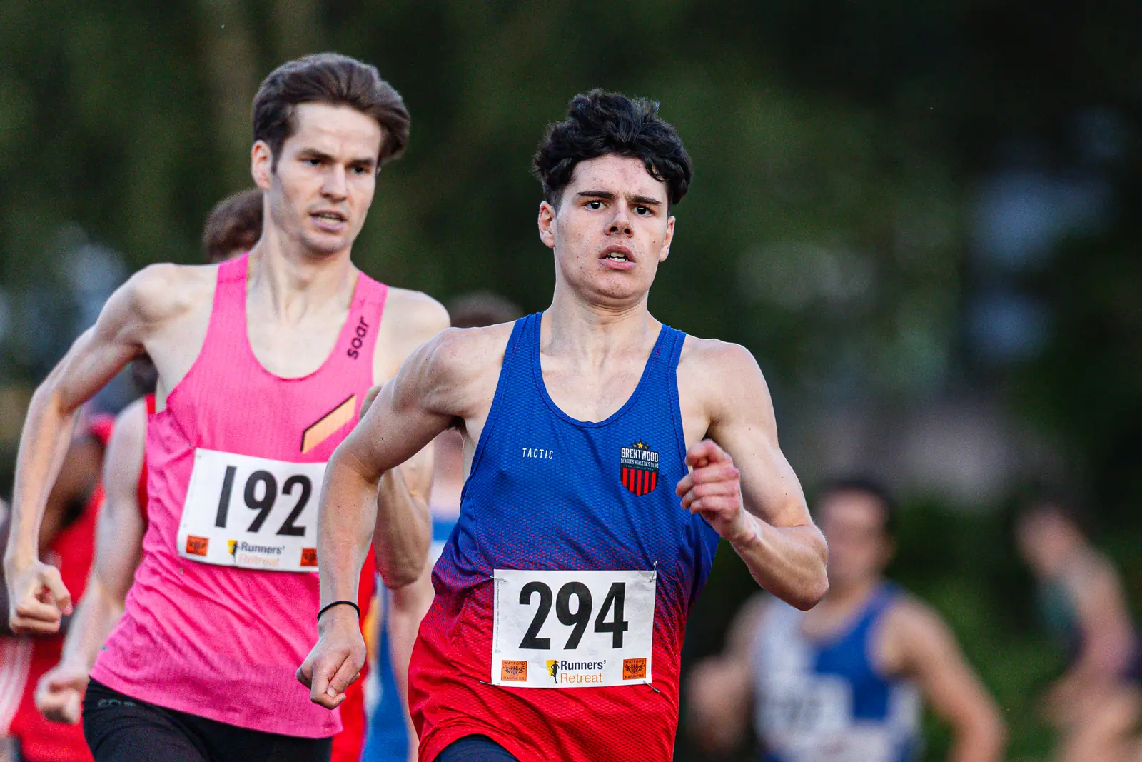 Brentwood Beagles athletes at the Watford Open Meeting, Watford, 8 July 2026