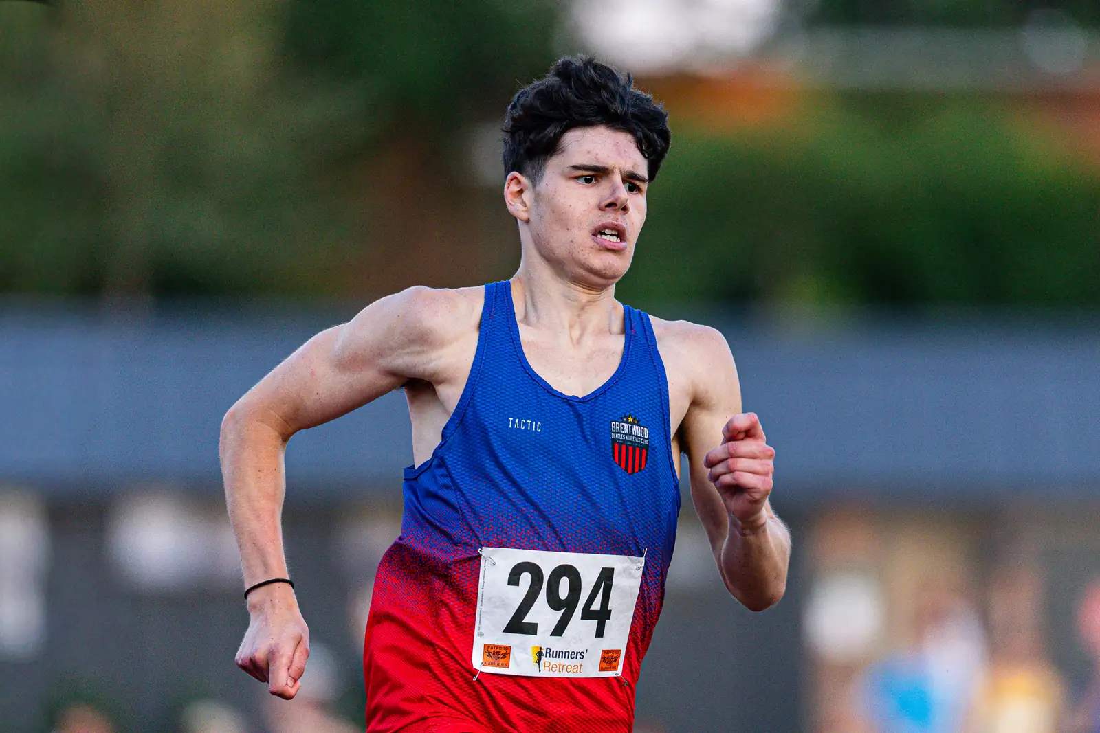 Brentwood Beagles athletes at the Watford Open Meeting, Watford, 8 July 2026