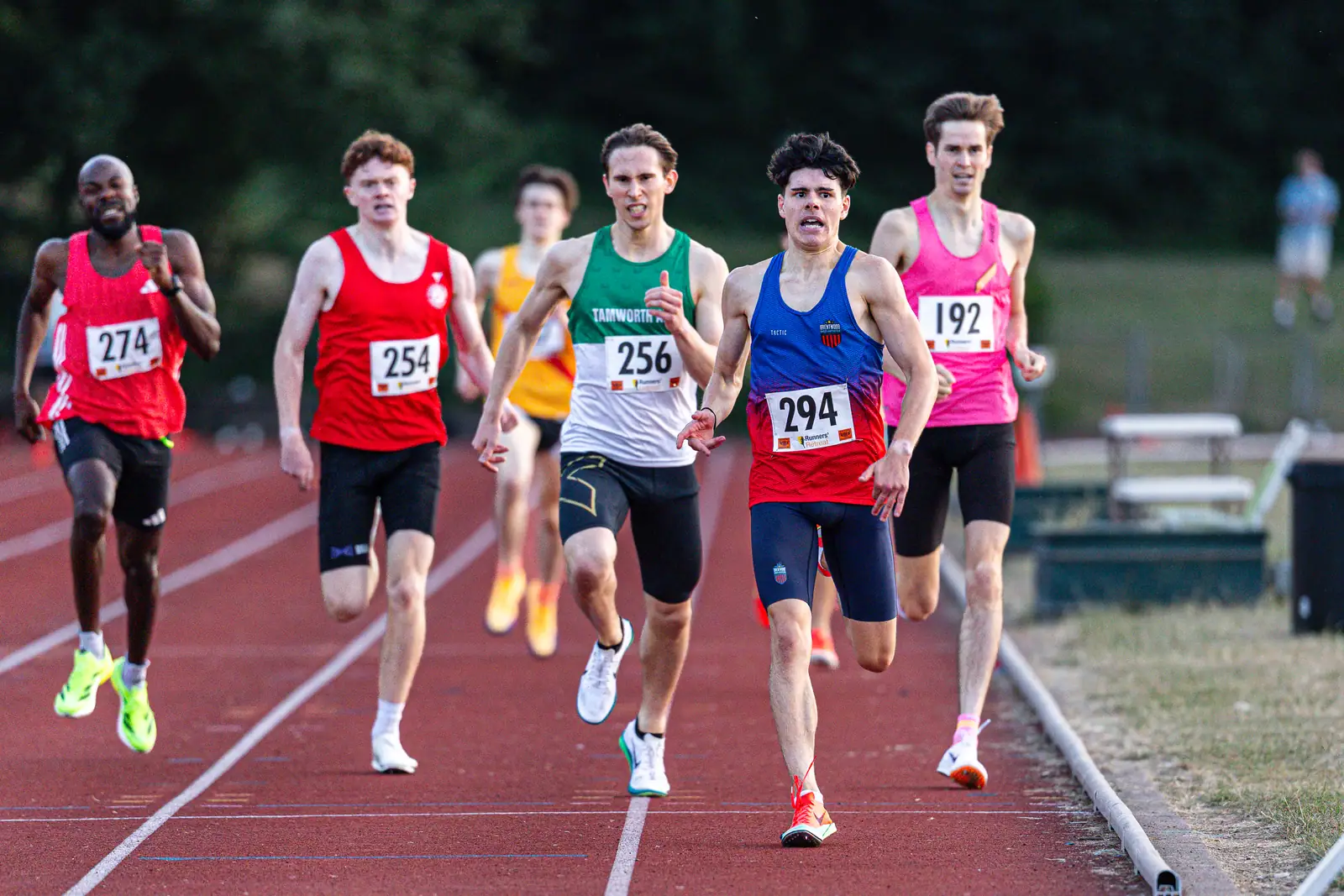 Brentwood Beagles athletes at the Watford Open Meeting, Watford, 8 July 2026