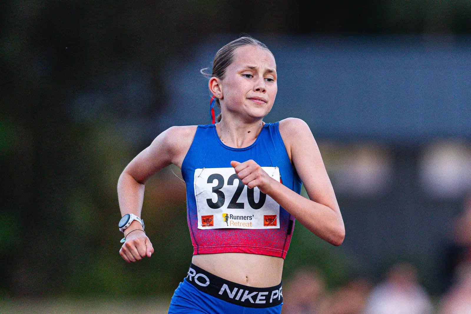 Brentwood Beagles athletes at the Watford Open Meeting, Watford, 8 July 2026