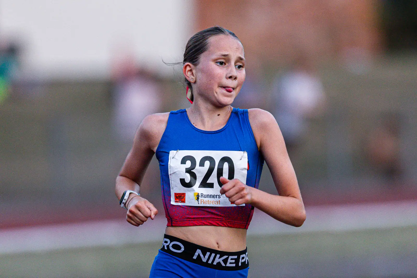 Brentwood Beagles athletes at the Watford Open Meeting, Watford, 8 July 2026