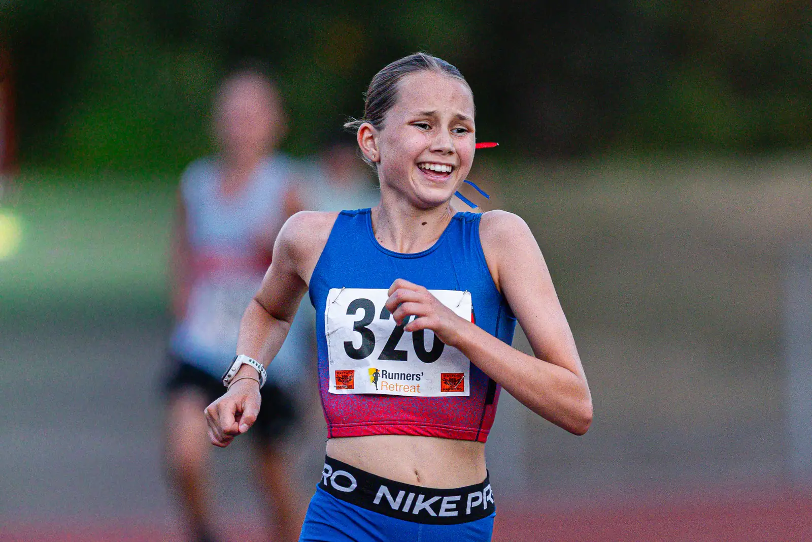 Brentwood Beagles athletes at the Watford Open Meeting, Watford, 8 July 2026