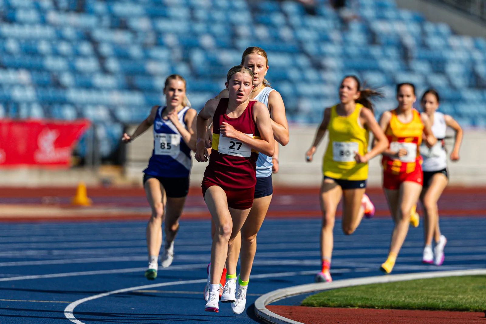Brentwood Beagles athletes at the English Schools AA Athletics Championships, Alexander Stadium, Birmingham, 10 July 2026