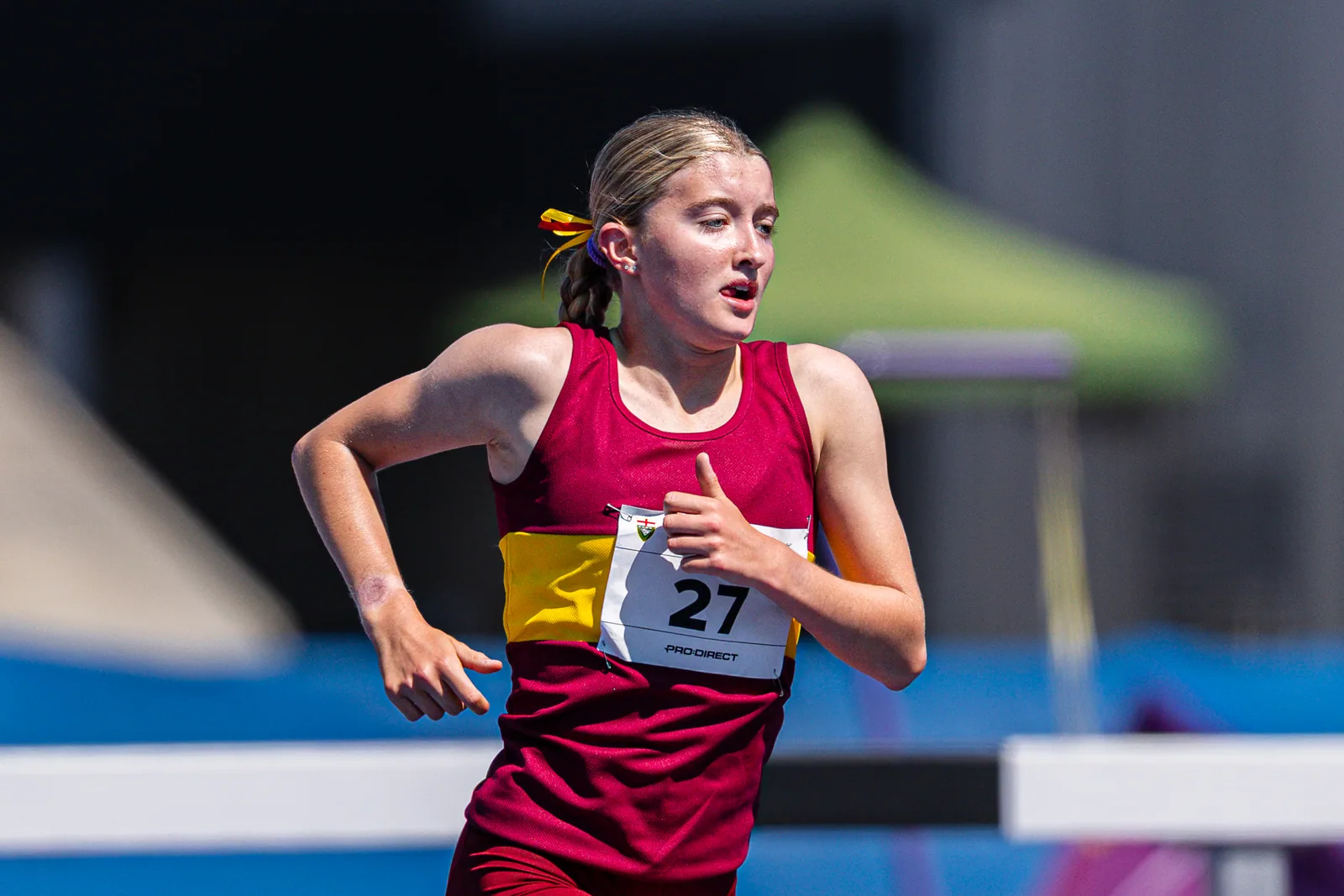 Brentwood Beagles athletes at the English Schools AA Athletics Championships, Alexander Stadium, Birmingham, 10 July 2026