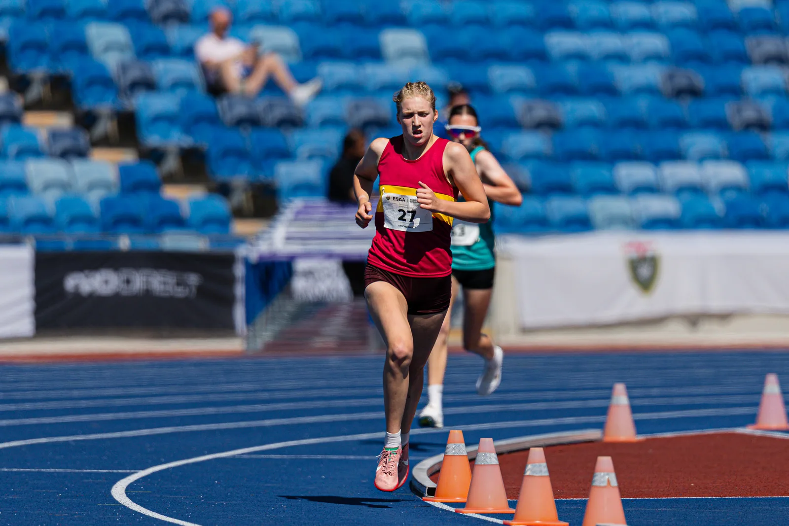 Brentwood Beagles athletes at the English Schools AA Athletics Championships, Alexander Stadium, Birmingham, 10 July 2026