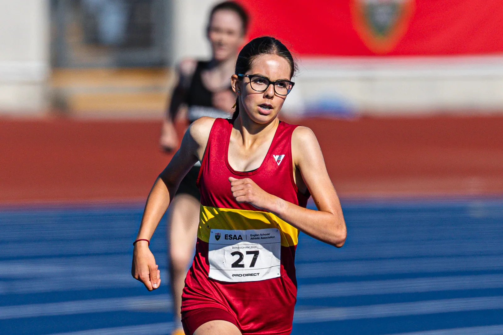 Brentwood Beagles athletes at the English Schools AA Athletics Championships, Alexander Stadium, Birmingham, 10 July 2026