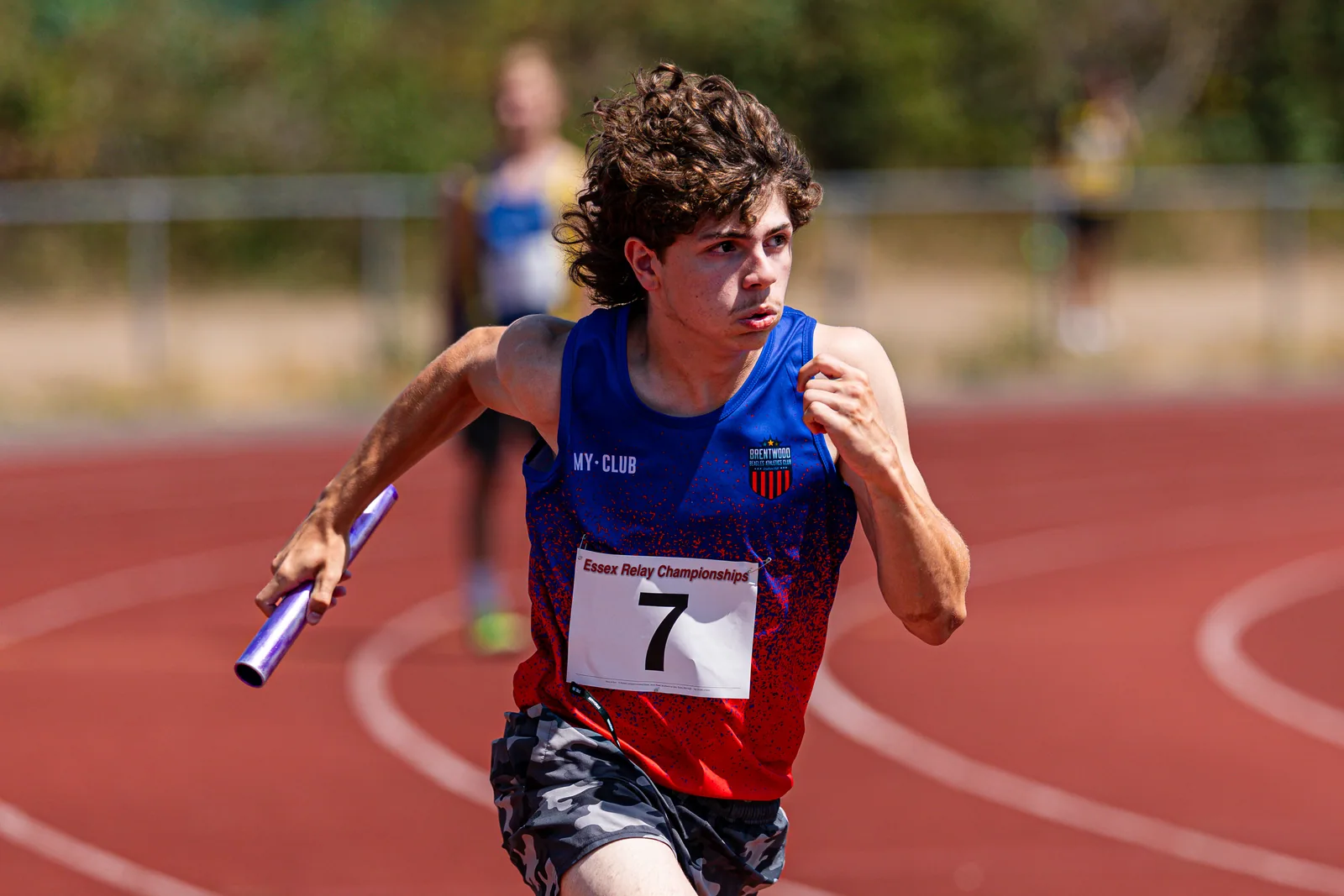 Brentwood Beagles athletes at the Essex Relay Championships, Thurrock, 12 July 2026