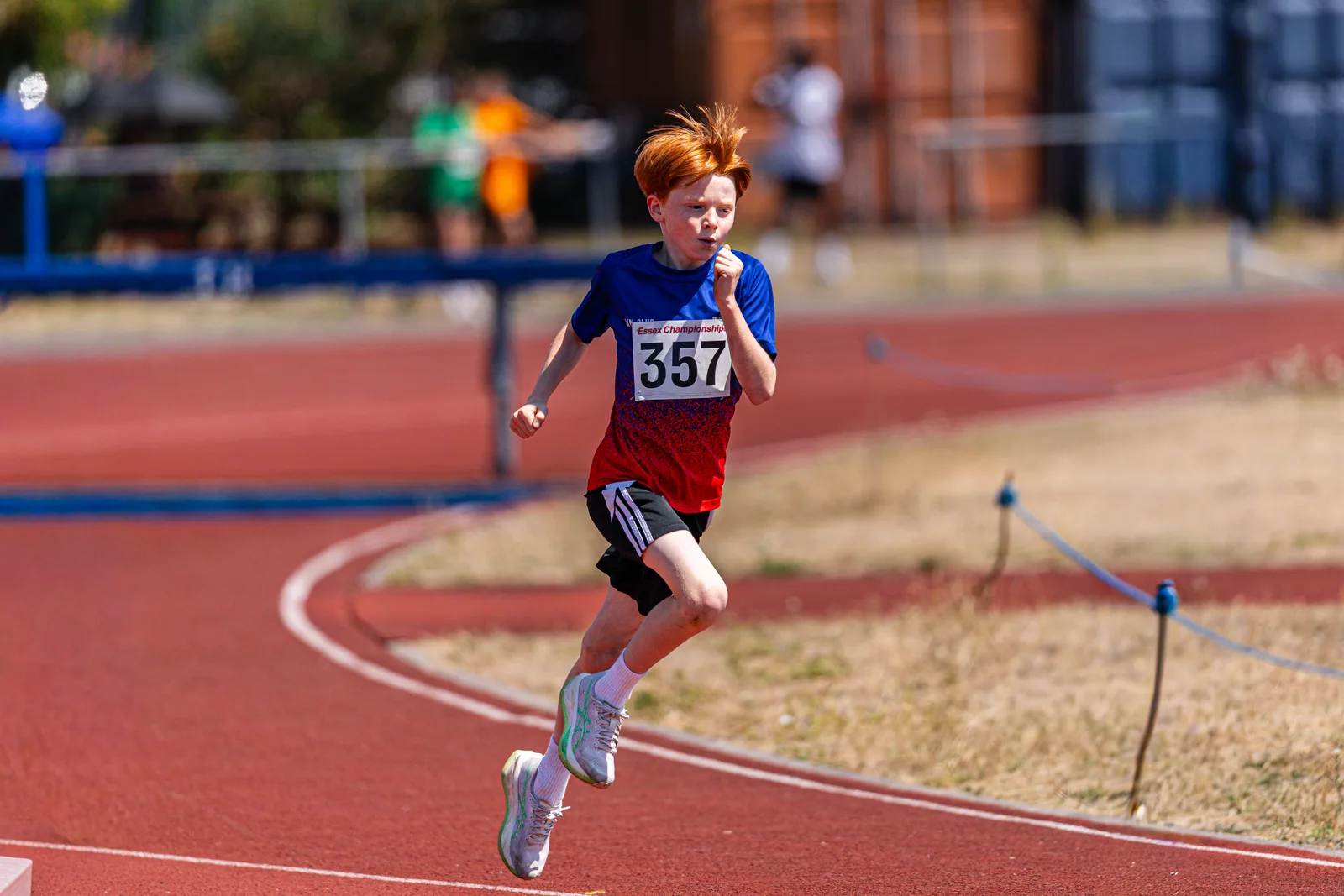 Brentwood Beagles athletes at the Essex Relay Championships, Thurrock, 12 July 2026