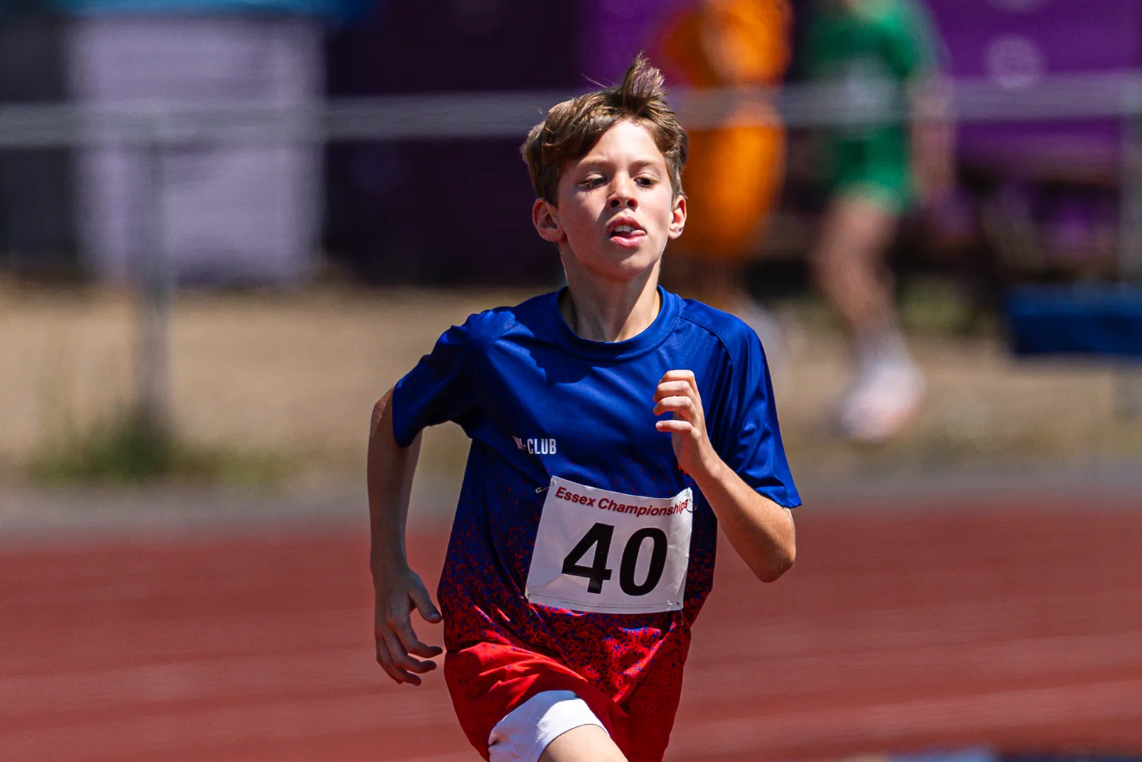 Brentwood Beagles athletes at the Essex Relay Championships, Thurrock, 12 July 2026