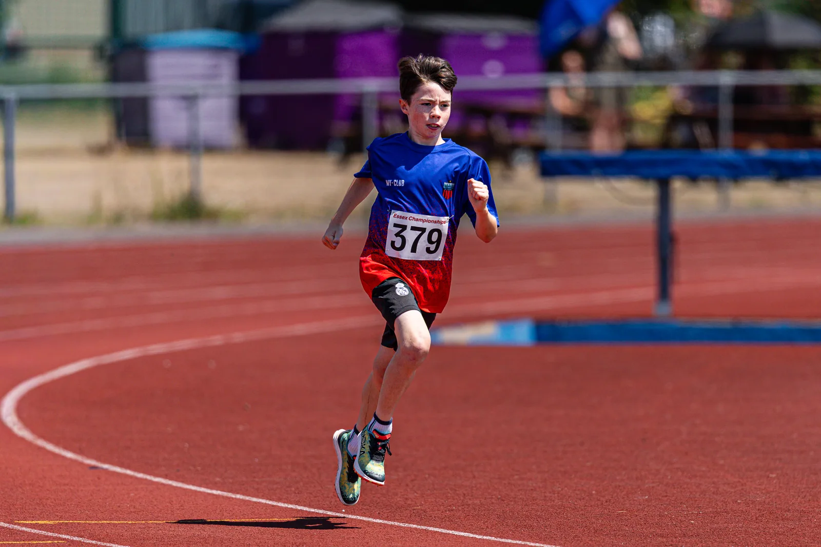 Brentwood Beagles athletes at the Essex Relay Championships, Thurrock, 12 July 2026