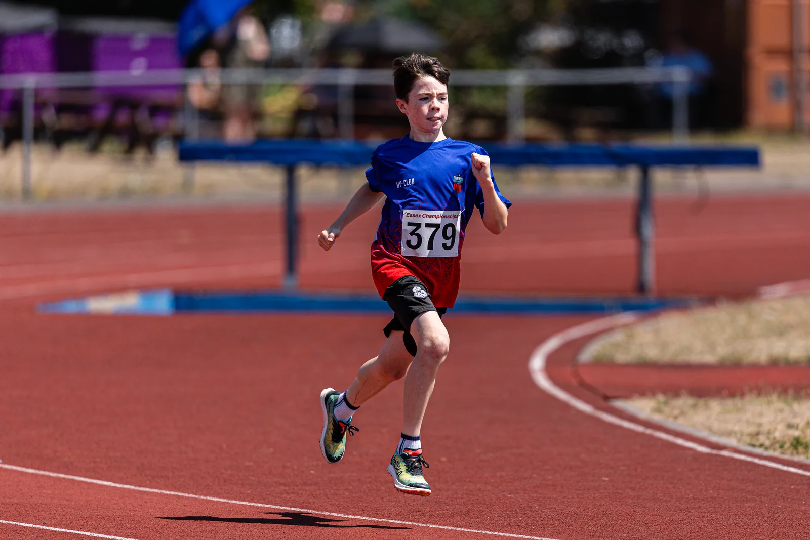 Brentwood Beagles athletes at the Essex Relay Championships, Thurrock, 12 July 2026